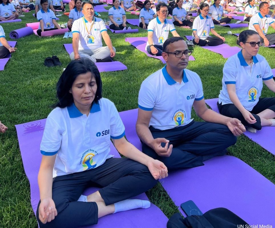 UN Marks International Yoga Day at New York Headquarters