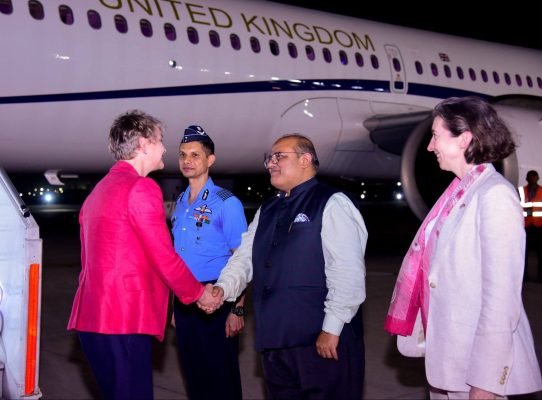 UK Foreign Secretary Yvette Cooper Arrives in India for First Official Visit