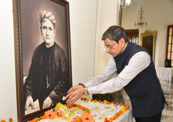 West Bengal Governor RN Ravi Pays Tribute to Rishi Bankim Chandra Chattopadhyay