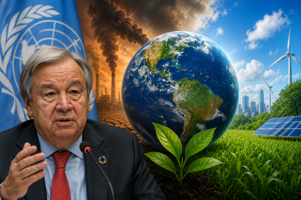 António Guterres Calls for Urgent Climate Action as Global Temperatures Continue to Rise