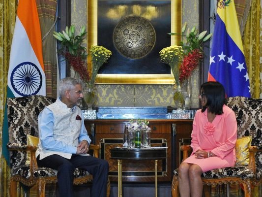 Jaishankar Meets Venezuelan Acting President Delcy Rodríguez, Reaffirms Strong Bilateral Ties