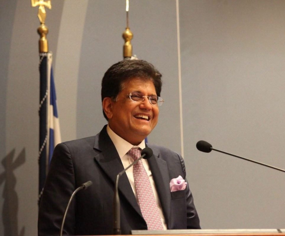 Piyush Goyal Invites Greek Investment in India