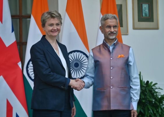 Jaishankar Welcomes UK Foreign Secretary Yvette Cooper, Reviews Expanding India-UK Strategic Partnership