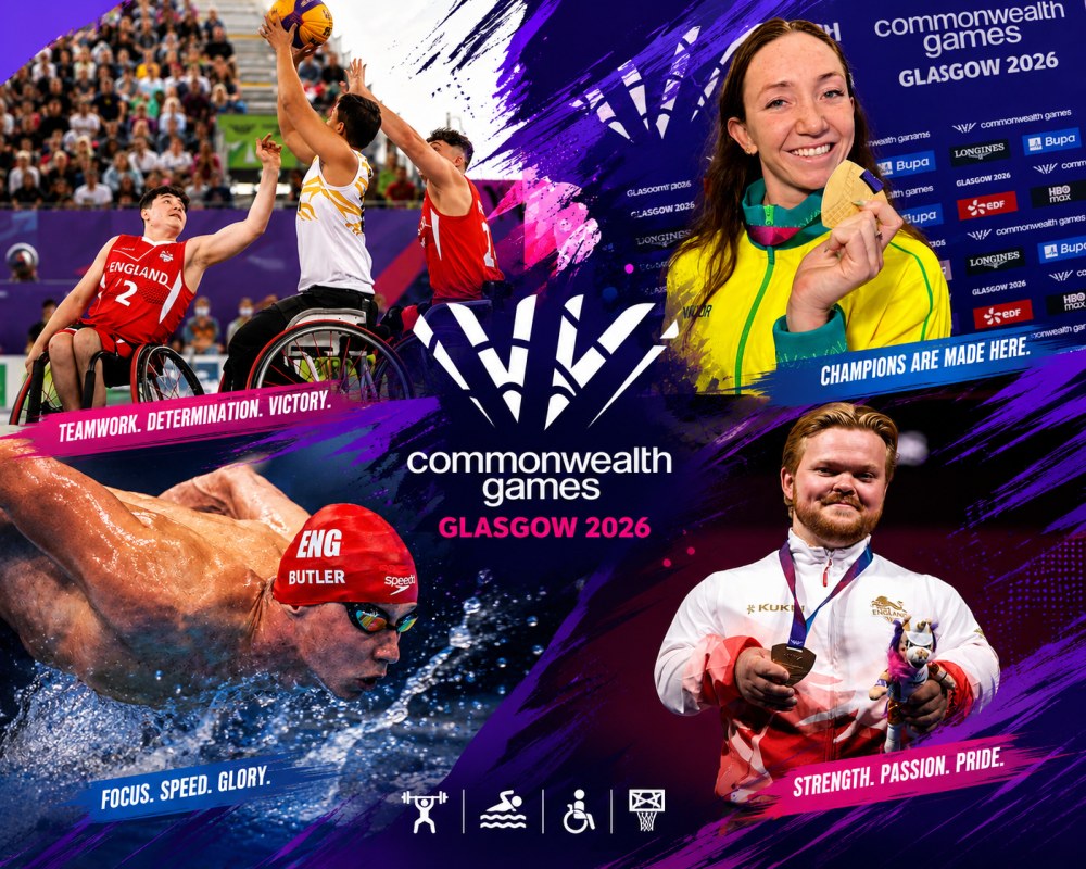 Scotland's Duncan Scott celebrates gold while Nigerian Para Powerlifters and Australia's 3x3 Basketball team star on Day 1 of Glasgow 2026.