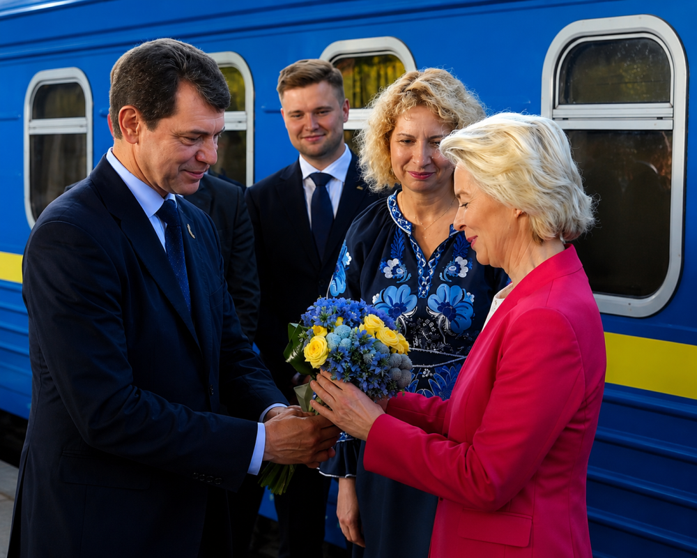 Von der Leyen Visits Kyiv, Unveils EU Defence Plans
