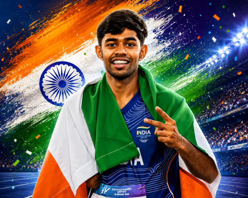 CWG 2026: Mohammed Basil Wins 100m T47 Silver for India