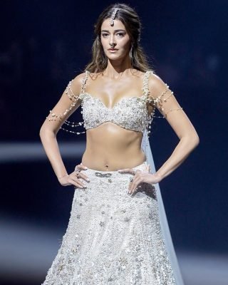 Ananya Panday Radiates Elegance in Stunning Ivory Glamour Look