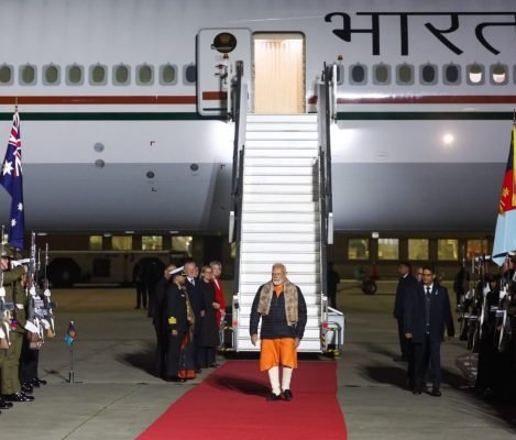 PM Modi Arrives in Australia for Strategic Partnership Talks