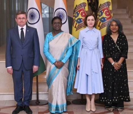 President Droupadi Murmu Attends State Banquet in Moldova