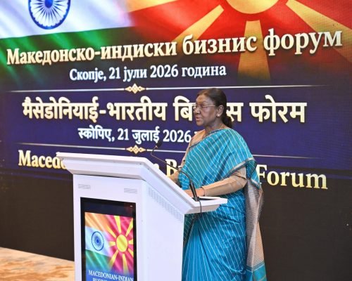 President Murmu Urges India-North Macedonia Trade Growth