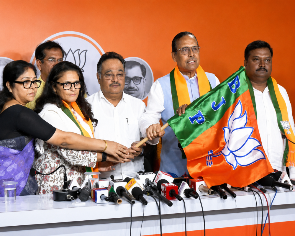 Three Former TMC Rajya Sabha MPs Join BJP in West Bengal