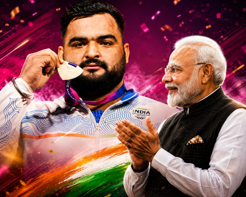 PM Modi Hails Lovepreet Singh's CWG 2026 Silver
