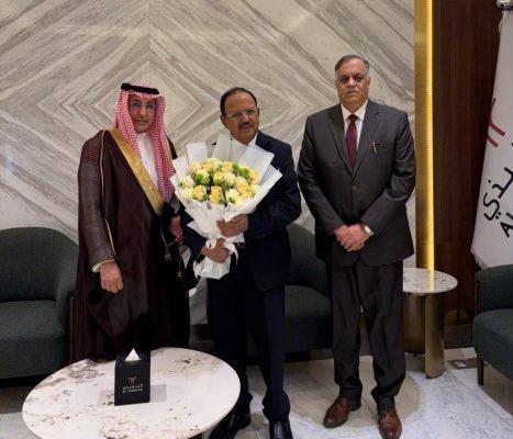NSA Ajit Doval Visits Saudi Arabia, Holds High-Level Talks in Riyadh