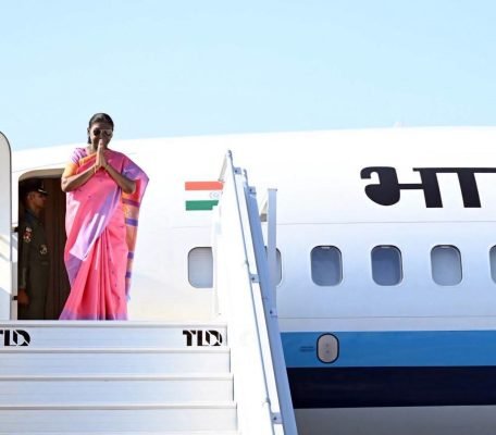 President Droupadi Murmu Arrives in Moldova on Historic State Visit