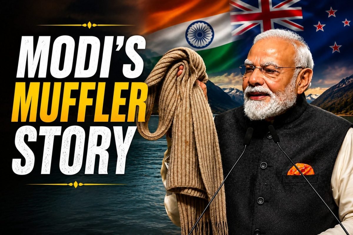 PM Modi's 30-Year-Old Muffler Story That Touched Everyone | New Zealand Visit