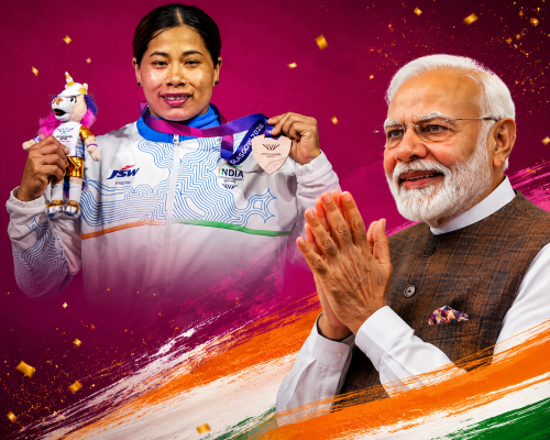 PM Modi Congratulates Bindyarani Devi on CWG Bronze