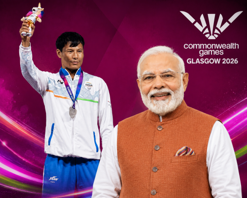 PM Narendra Modi Congratulates Rishikanta Singh on Commonwealth Games 2026 Silver