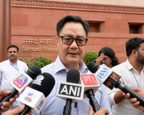 Kiren Rijiju on NEET Debate: Opposition Should Allow Parliament to Function, Says Union Minister