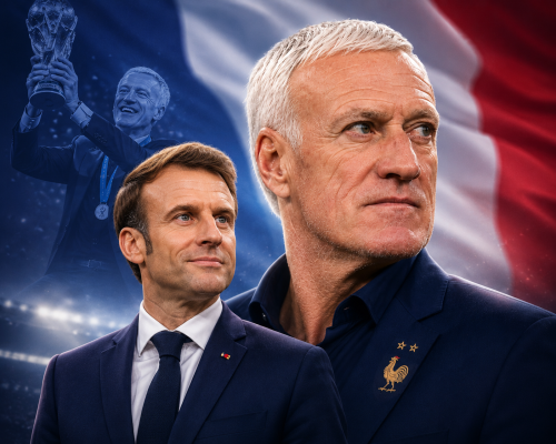 Emmanuel Macron Salutes Didier Deschamps' Legacy