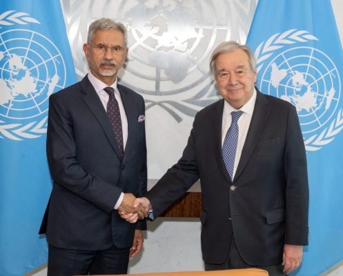 Jaishankar Meets UN Chief Guterres in New York, Discusses Global Issues