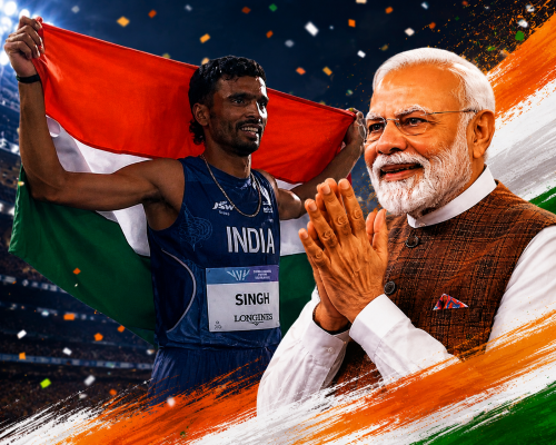 PM Modi Congratulates Gulveer Singh on CWG Silver