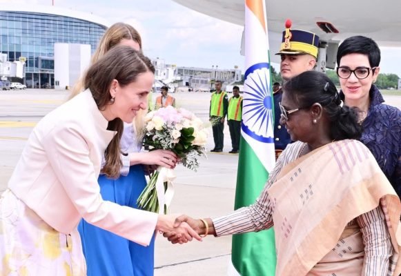 President Murmu Arrives in Romania on State Visit