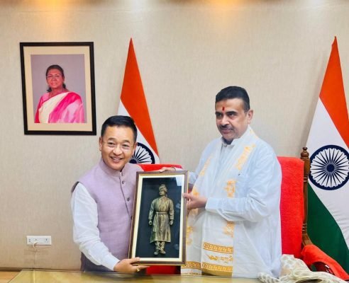West Bengal CM Suvendu Adhikari Hosts Sikkim CM Prem Singh Tamang at Nabanna