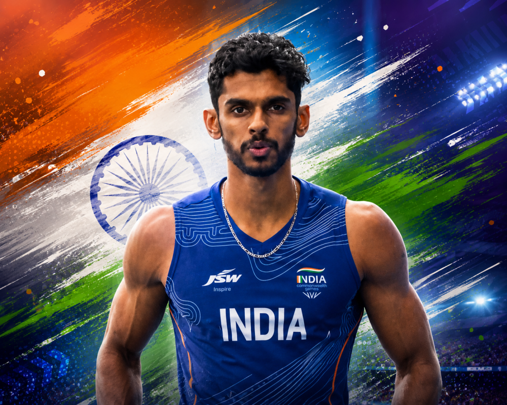 CWG 2026: Sreeshankar Wins Historic Long Jump Silver