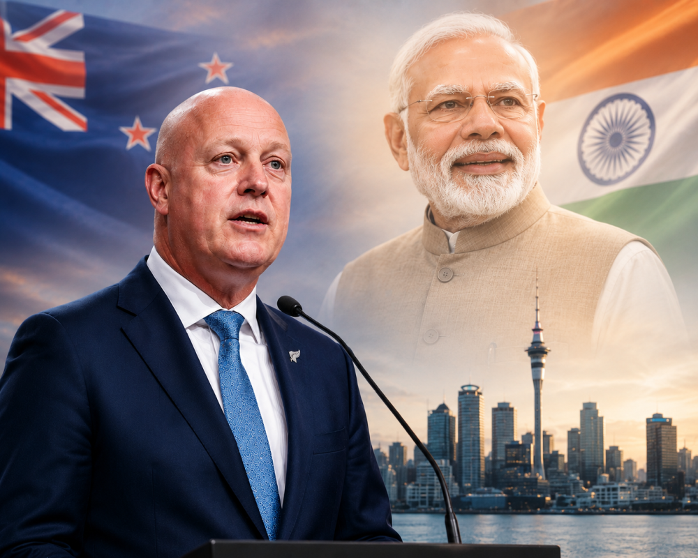 PM Luxon Hails India's Transformation Under PM Modi