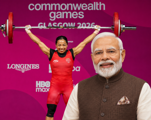 PM Narendra Modi Congratulates Mirabai Chanu on Historic Commonwealth Games Gold