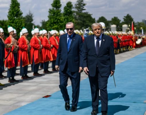 Trump Arrives in Türkiye for NATO Summit, Welcomed by Erdoğan