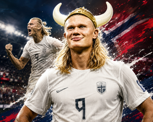 Erling Haaland Becomes Fastest Player to Reach 60 International Goals