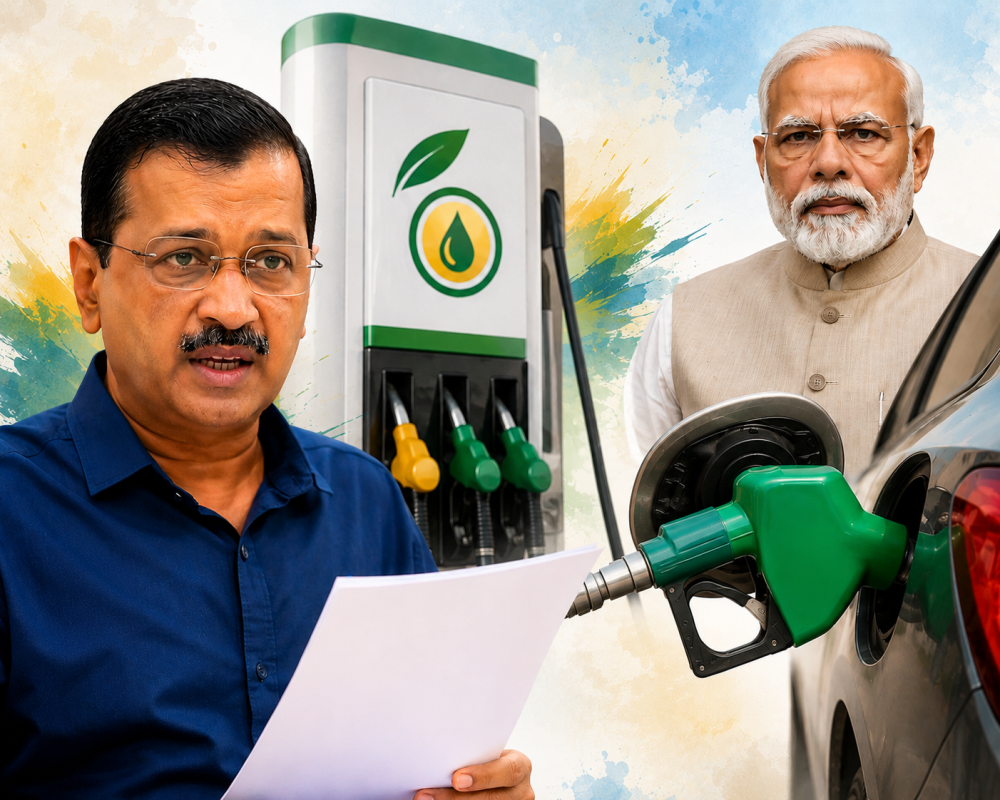 Kejriwal Seeks PM Meeting Over E20 Petrol Concerns