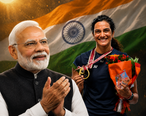 PM Modi Hails PV Sindhu's Historic Japan Open Triumph