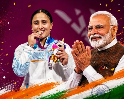 PM Modi Congratulates Harjinder Kaur on CWG Silver