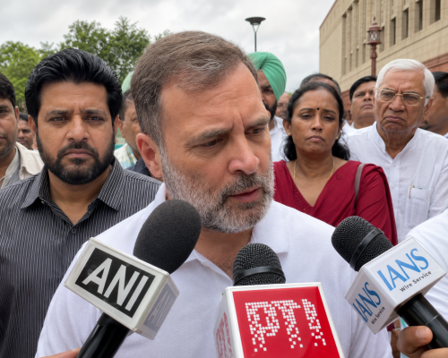Rahul Gandhi Demands Dharmendra Pradhan's Resignation, Refuses Talks with Government Over NEET Row
