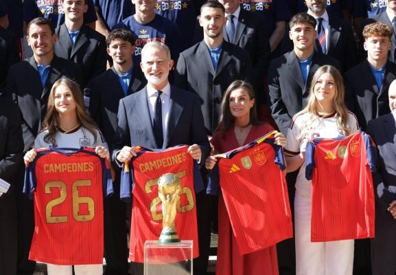 Spanish Royal Family Honours FIFA World Cup Champions