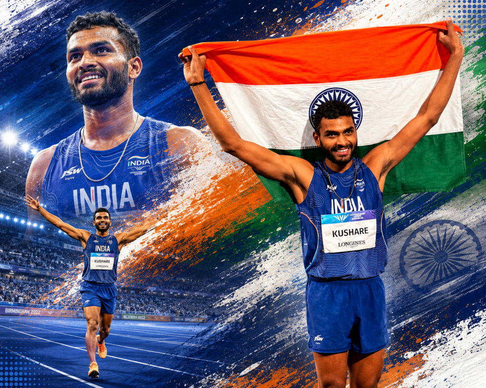 CWG 2026: Sarvesh Kushare Scripts History with India's First High Jump Silver