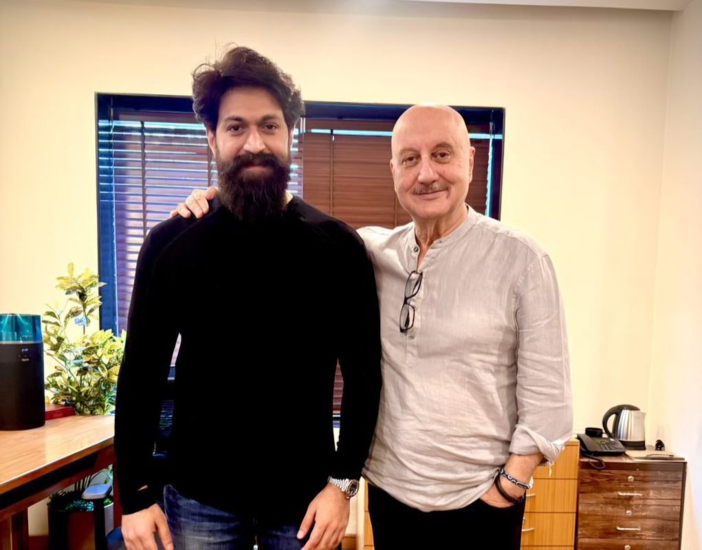 Anupam Kher and Yash meet at a studio and discuss cinema, life and their journeys