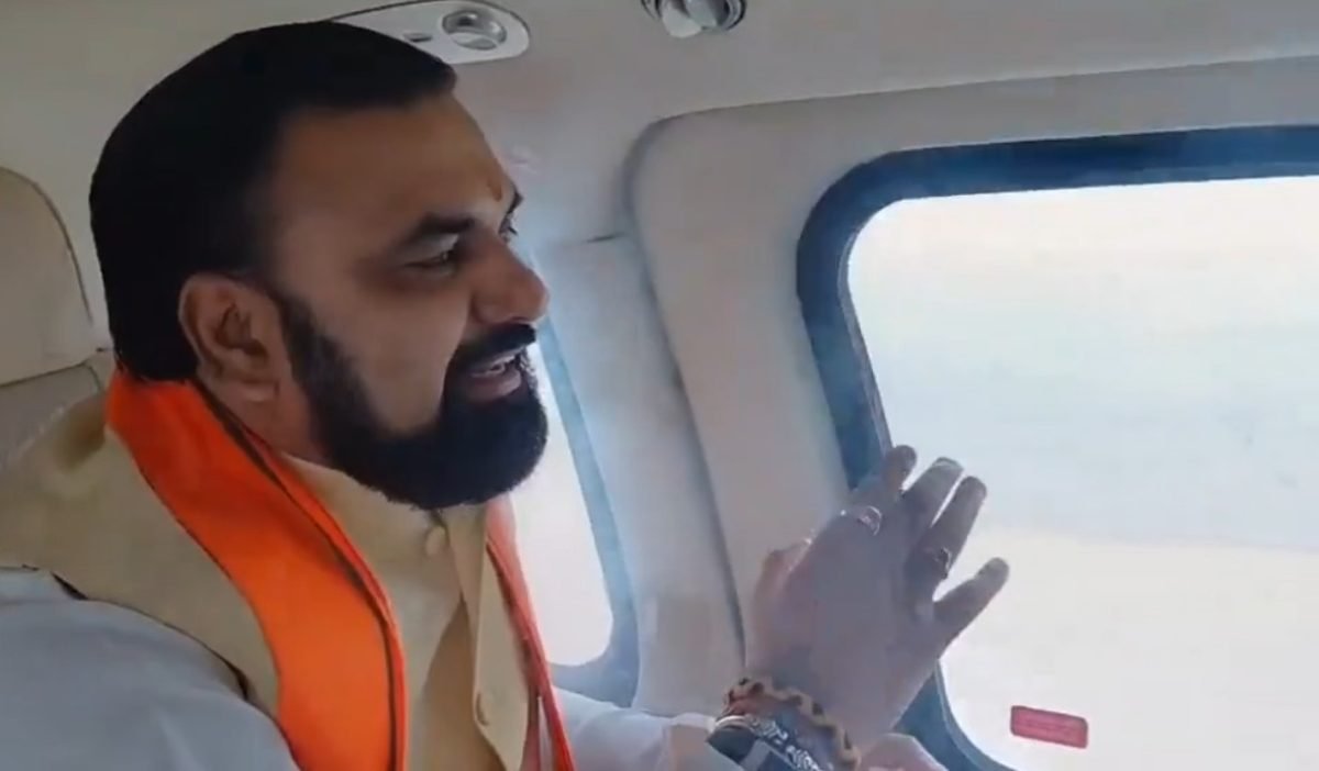 Samrat Choudhary Aerial Survey of Bihar Flood Situation