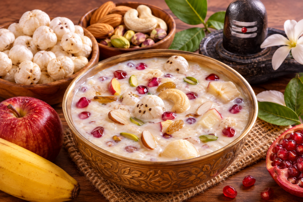 Fruit And Nut Kheer Recipe for Sawan Somwar Fasting