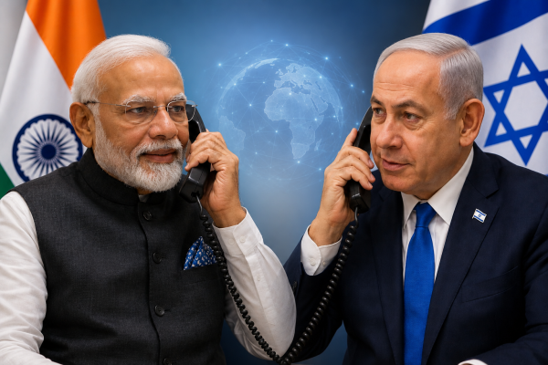 Modi, Netanyahu Review India-Israel Strategic Partnership