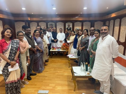 NCPI MPs Meet CM Suvendu Adhikari and Bhupendra Yadav in Delhi