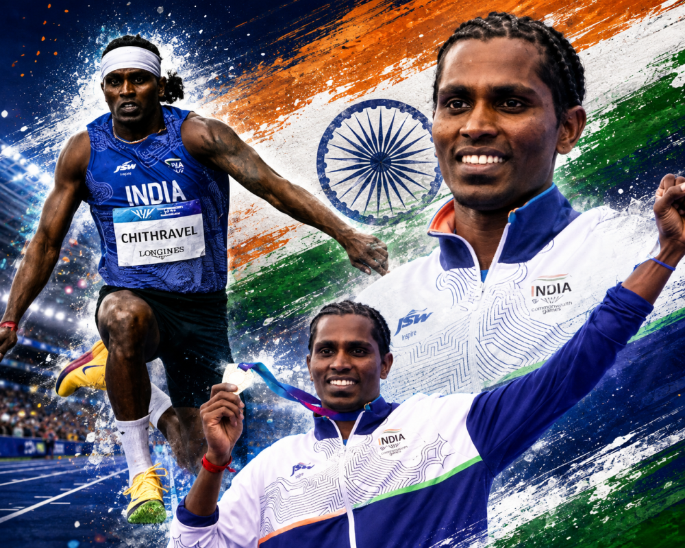 Praveen Chithravel Wins CWG Silver, India Creates History