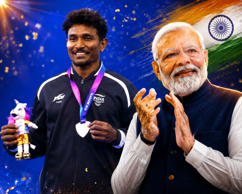 PM Modi Congratulates Selva Prabhu on CWG 2026 Bronze