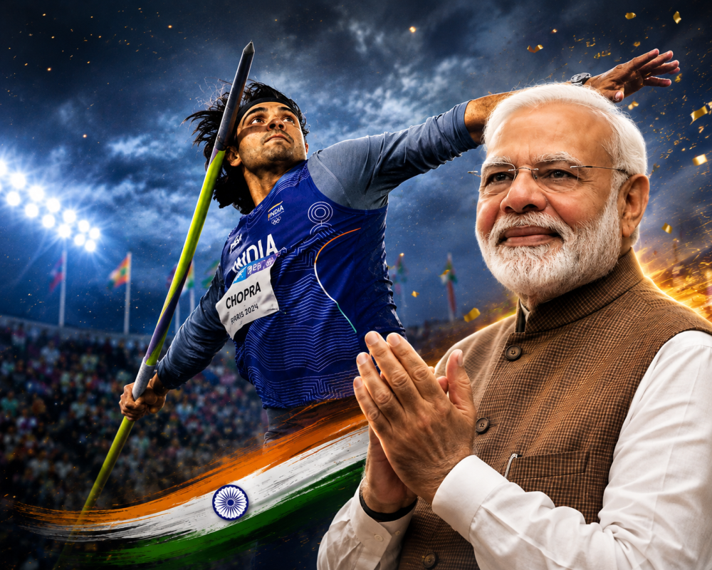 PM Modi Hails Neeraj Chopra's CWG 2026 Silver Medal
