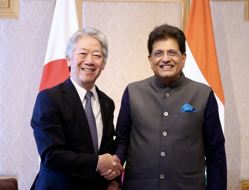 Piyush Goyal meeting Kawasaki Heavy Industries CEO Yasuhiko Hashimoto to discuss India-Japan cooperation