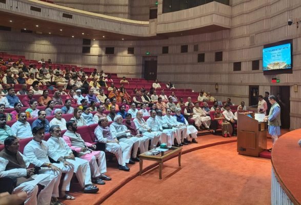 PM Modi, Top NDA Leaders Attend ‘Mangal Milan’ Parliamentary Party Meeting