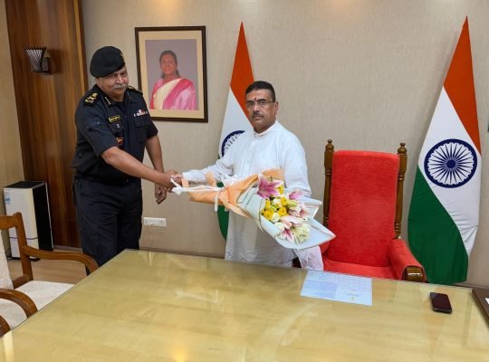 NSG DG Meets Chief Minister Suvendu Adhikari at Nabanna