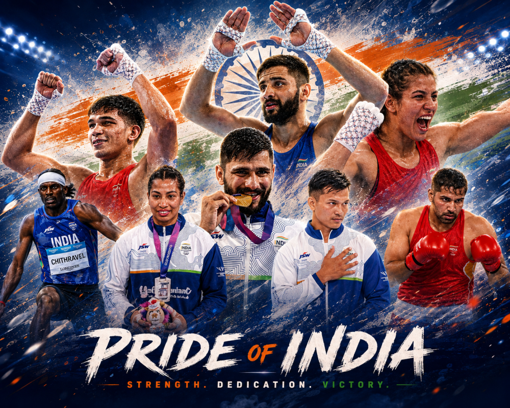 India Finishes Fourth with 39 Medals at Glasgow 2026 Commonwealth Games